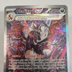 Pokemon TCG Charizard EX Holo Card Paldean Fates 234/091 SV - Image 5
