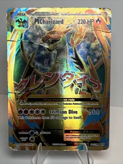 DAMAGED M Charizard EX 101/108 Full Art XY Evolutions AUTHENTIC Pokemon Card - Image 1