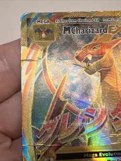 DAMAGED M Charizard EX 101/108 Full Art XY Evolutions AUTHENTIC Pokemon Card - Image 3