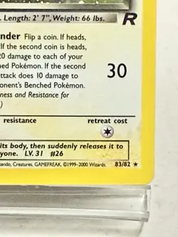 Pokemon Dark Raichu Team Rocket Secret Rare Holo Card 83/82 2000 Wizards - Image 4