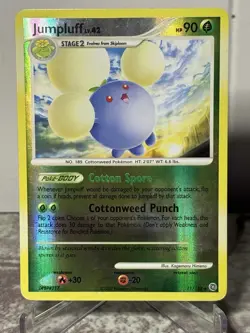 Jumpluff - 11/132 - Pokemon Secret Wonders Holo Card LP - Image 1