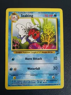 Pokemon Card Seaking 60/130 Base Set 2 Uncommon WOTC - Image 1