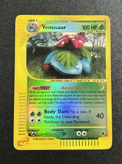 Pokemon TCG Venusaur Expedition Base Set, Reverse Holo Rare Card 30/165 - Image 1