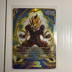 Bandai Dragon Ball Super Card Game Son Goku FS12-07 Gold Bonus Pack SR Alt Art - Image 1