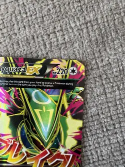 M Rayquaza EX Pokemon Card TCG 105/108 Roaring Skies Holo - Image 3
