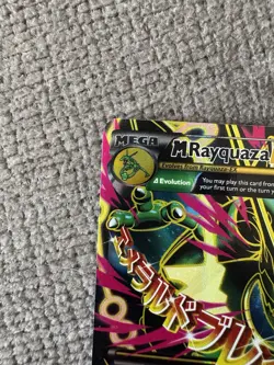 M Rayquaza EX Pokemon Card TCG 105/108 Roaring Skies Holo - Image 4