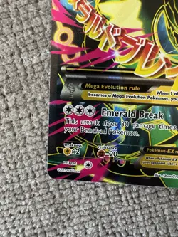 M Rayquaza EX Pokemon Card TCG 105/108 Roaring Skies Holo - Image 5