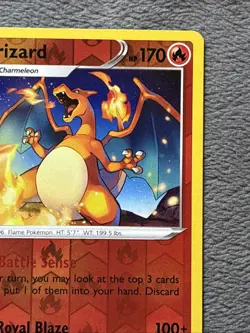 Charizard 025/185 Reverse Holo Pokemon Card Vivid Voltage VLP - NM - Image 5