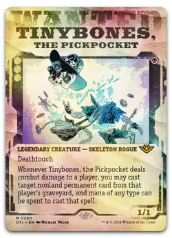 Tinybones, the Pickpocket (Showcase) #290 (Foil) NM Thunder Junction Magic MTG - Image 1