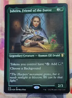 Jaheira, Friend of the Forest (Foil Etched) MTG Commander Legends: Baldur's Gate - Image 1