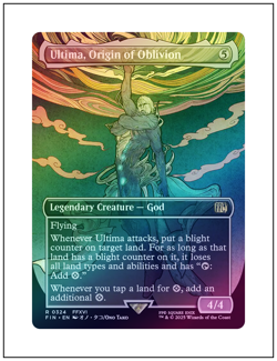 1x Ultima, Origin of Oblivion, Borderless Art - Foil, Magic MTG NM - Image 1