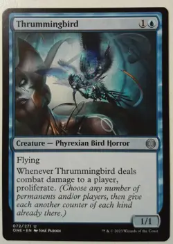 Thrummingbird *Uncommon* Magic MtG x1 Phyrexia All Will Be One - Image 1