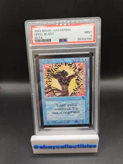 Spell Blast - Beta - MTG - PSA 9 GRADED - Image 1