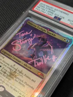 Princess Twilight Sparkle (Hascon) Magic the Gathering *SIGNED BY TARA STRONG* - Image 3