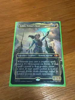 Eshki, Temur's Roar (Borderless) M Commander: Tarkir: Dragonstorm 3 NM - Image 1