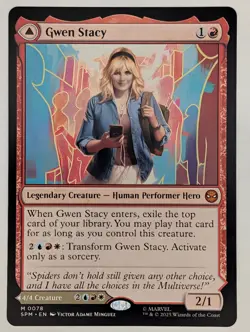 (Normal) Gwen Stacy (078) Marvel's Spider-Man NM - Image 1