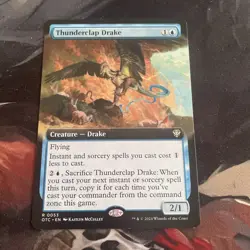 *** Thunderclap Drake *** Commander: Outlaws of Thunder Junction MTG English - Image 1