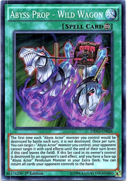 Yu-Gi-Oh! - Abyss Prop Wild Wagon DESO-EN026 - Super Rare - 1st Ed - NM/M - Image 1