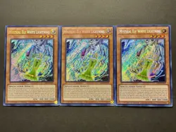 3x Mystical Elf White Lightning | Secret Rares | NM | Limited Edition | YuGiOh! - Image 1