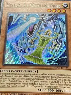 3x Mystical Elf White Lightning | Secret Rares | NM | Limited Edition | YuGiOh! - Image 2