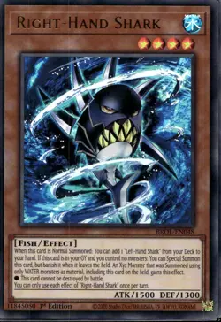 Right-Hand Shark 1st Ed Ultra Rare BROL-EN048 Yu-Gi-Oh! - Image 1