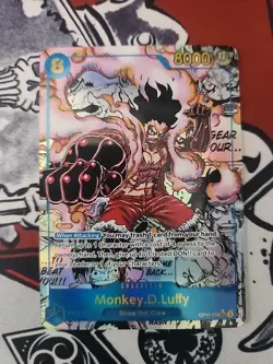 One Piece Monkey.D.Luffy (Manga) OP11-118 A Fist of Divine Speed Alt. Art SEC LP - Image 2