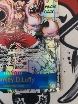 One Piece Monkey.D.Luffy (Manga) OP11-118 A Fist of Divine Speed Alt. Art SEC LP - Image 3
