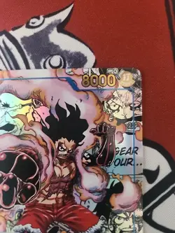 One Piece Monkey.D.Luffy (Manga) OP11-118 A Fist of Divine Speed Alt. Art SEC LP - Image 4