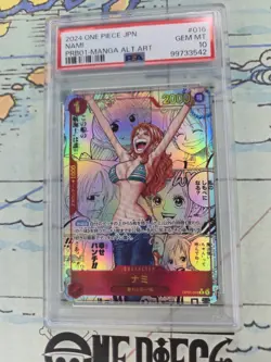 2024 One Piece Japanese Nami Manga #PRB01-016 PSA 10 GEM MINT - Image 1