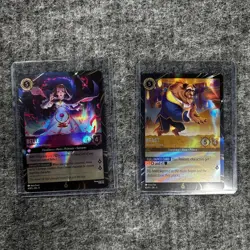 Disney Lorcana Quest Promo Set Belle Accomplished Mystic Beast, Gracious Prince - Image 1