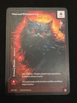 Wonders of The First Charcoal Whisperer Cat Epic Rare Call Of The Stones - Image 1