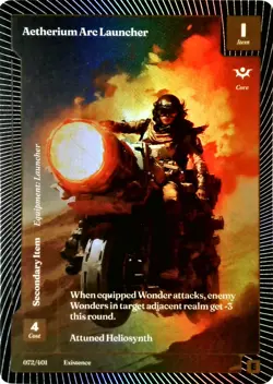 Wonders of the First- CLASSIC FOIL EPIC-AETHERIUM ARC LAUNMCHER 72/401 - Image 1