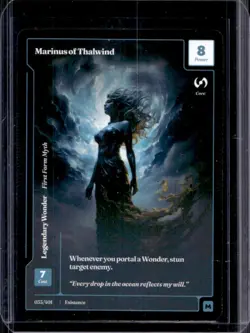 2025 Wonders of the First Existence Set Marinus of Thalwind Legendary #035/401 - Image 1