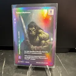 Wonders Of The First - Valthok Bladebane 392/401 Primary Wonder 7/99 - Image 1