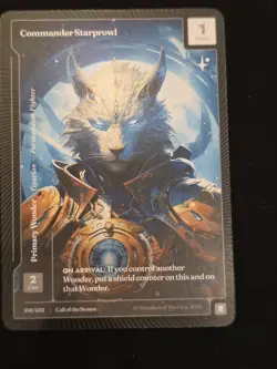 Wonders of The First Commander Starprowl Rare Call Of The Stones - Image 1
