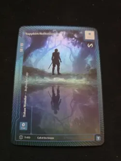 Wonders of the First Sapphire Reflection OCM Foil #58/99 Call of Stones - Image 1