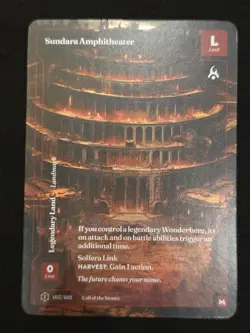Wonders of The First Sandura Amphitheater Formless Foil Mythic Rare Call Stones - Image 1