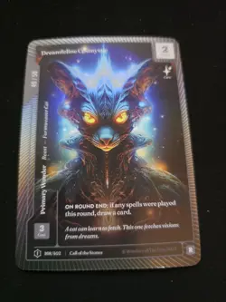 Wonders of the First Dreamfeline Cosmystic Rare OCM Foil #49/50 Call of Stones - Image 1
