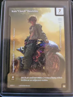 Wonders of The First Kaia "Clutch" Shockbite Mythic Rare Call Of Stones - Image 1