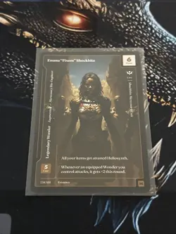 Wonders of the First Existence #258 Emma “Fixem” Shockbite Mythic Paper - Image 1