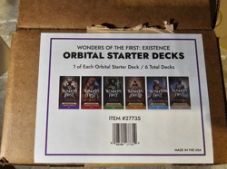 Wonders Of The First CCG Kickstarter Case Of Orbital Starter 6 Decks Sealed Lot - Image 1