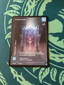 Frostfire Citadel 099/401 Paper Epic Wonders Of The First Existence 1st Edition - Image 1