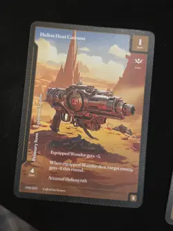 Wonders of The First Helios Heat Cannon Epic Rare Call Of The Stones - Image 1