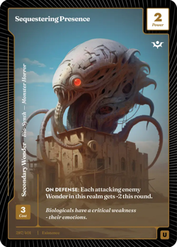 2x- Wonders Of The First - Sequestering Presence 287/401 Secondary Wonder - Image 1
