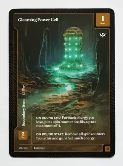 Wonders Of The First Existence - Gleaming Power Cell - Rare #175 - Image 1