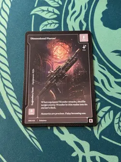 Dimensional Piercer 088 Paper Epic Wonders Of The First Existence 1st Edition - Image 1