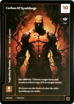 Wonders of the First 2025 - MYTHIC Paper - CARBON SYNTHFORGE 10/401 - Image 1