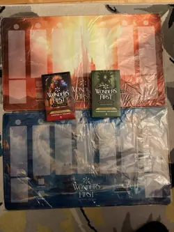Wonders Of The First Kickstarter Starter Decks And Play Mat Lot - Image 1