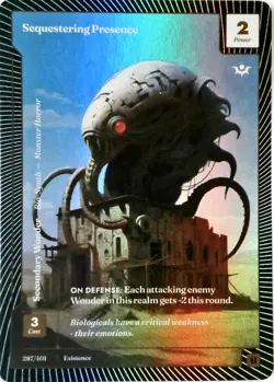 Wonders of the First 2025 - CLASSIC FOIL UC - SEQUESTERING PRESENCE 287/401 - Image 1