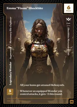 Wonders Of The First: Existence - Emma "Fixem" Shockbite 238/401 MYTHIC Wonder! - Image 1